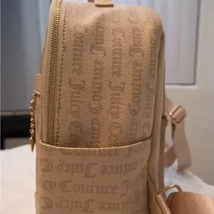 Juicy Couture Sandstone Heartless Backpack with Adjustable Straps Juicy Couture | Bags | Nwt Juicy Couture Sandstone Heartless  main image 4